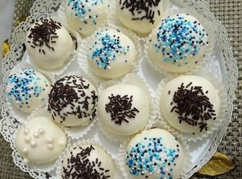 طريقة عمل وتحضير و إعداد وصفة حلويات كرات الثلج الجزائرية مكتوبة من المطبخ الجزائري الاصيل بالصور