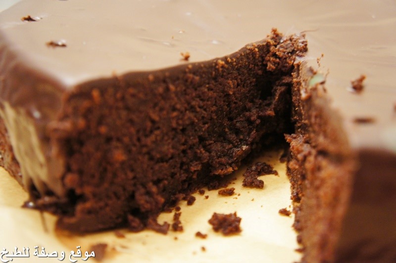 طريقة عمل وصفة كيكة الشوكولاتة - كيكة هشة ولذيذة وسهله وسريعة كانها جاهزه مكتوبة بالصور