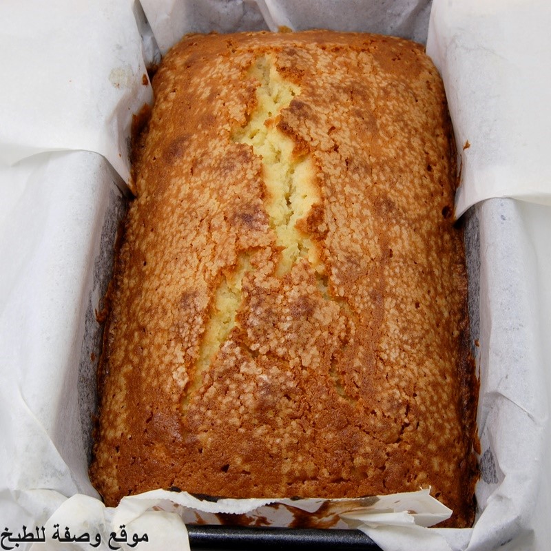 وصفة الباوند كيك الاصلي pound cake مكتوبة بالصور