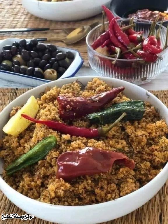 صور طبخ اكلة الفرفوشة المطبخ التونسي recettes cuisine tunisienne